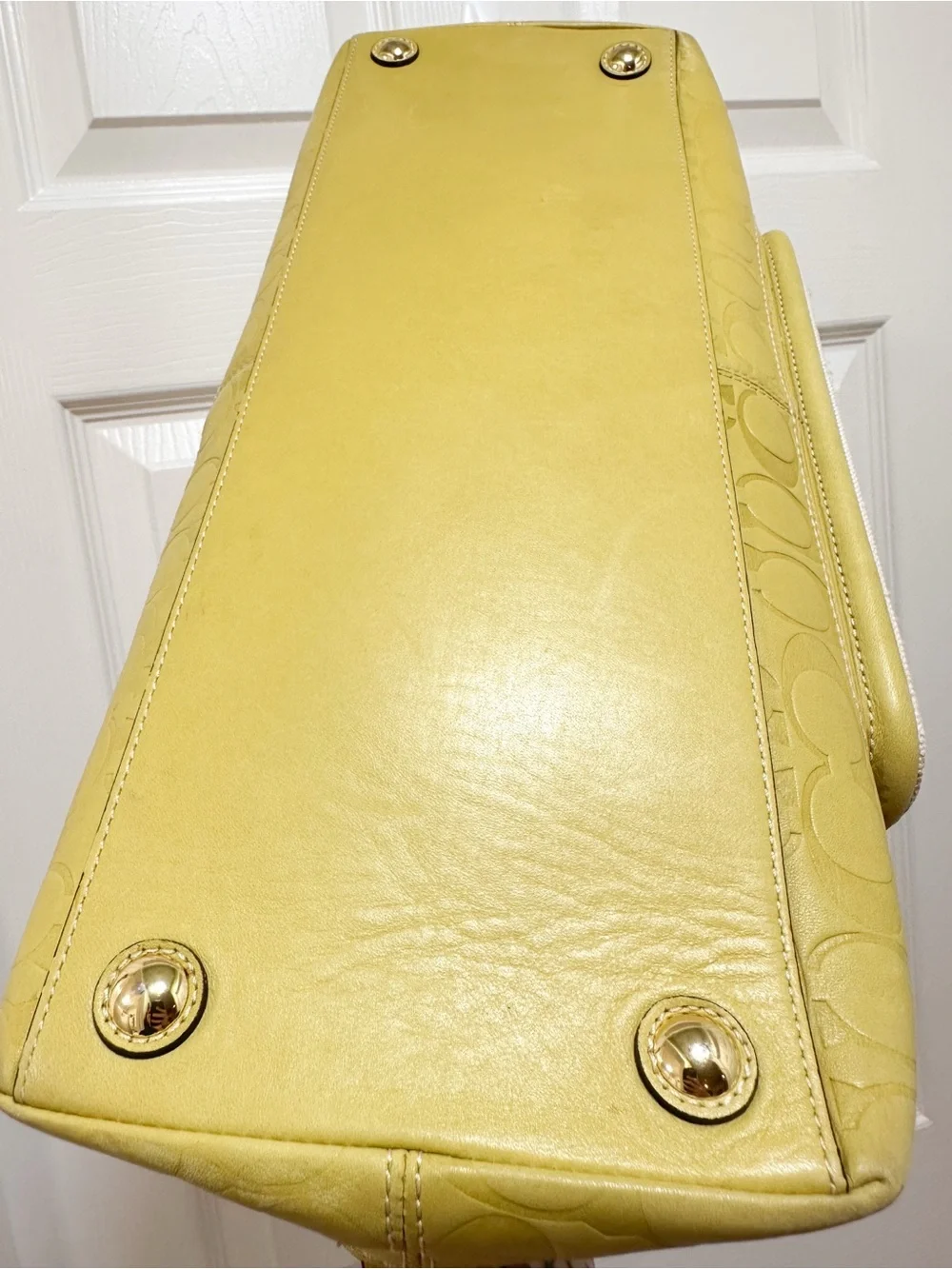 Coach Hamptons Miranda Weekender Carryall Large Satchel Travel Bag